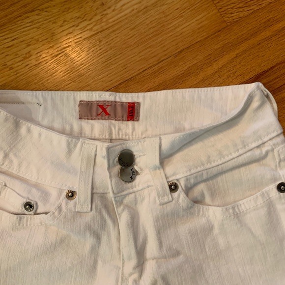 White Boot Cut Jeans - Picture 2 of 4